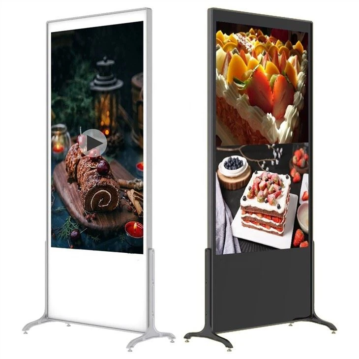 55 Inch Floor Standing Digital Signage LED Advertising Display